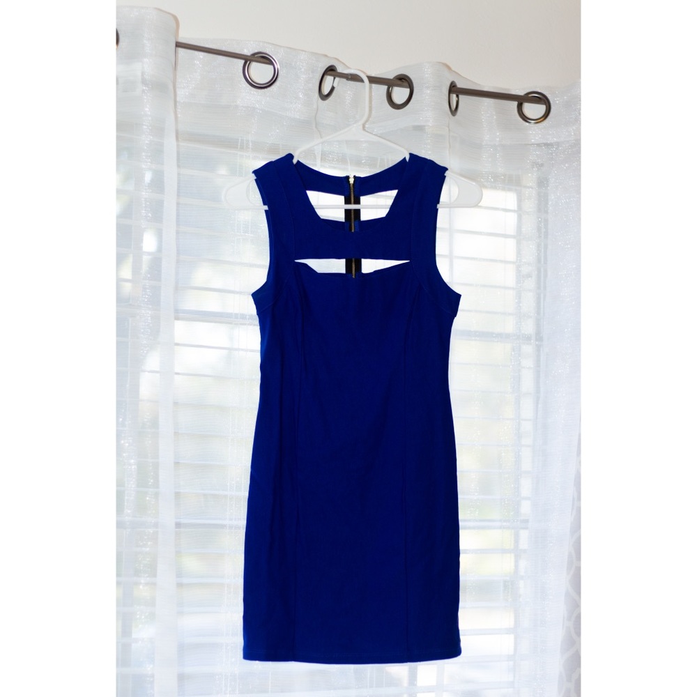 A’gaci blue cutout dress